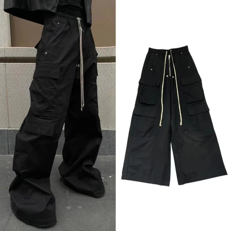 Multi-Pocket Wide Leg Pants photo 2