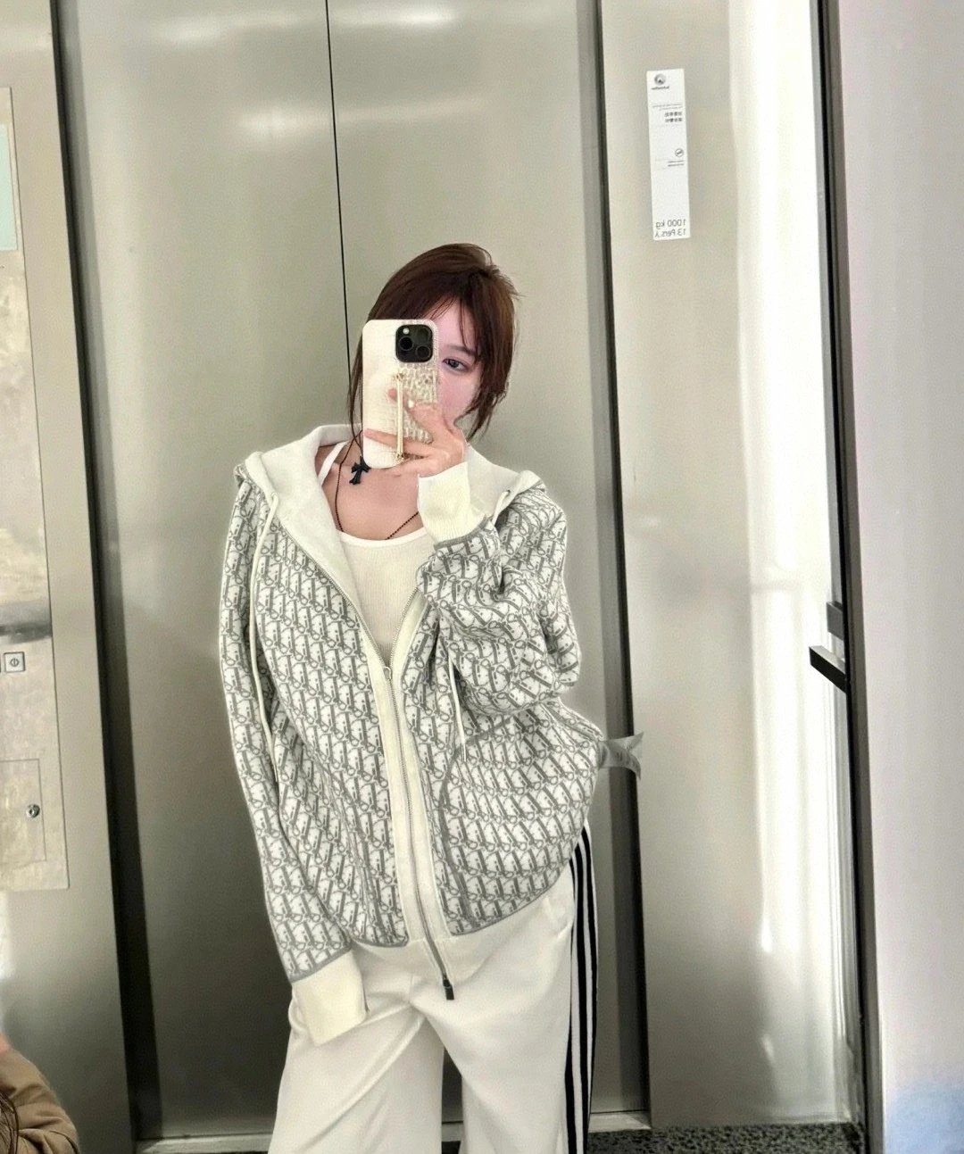 Knit Cashmere Zip Hoodie photo 8