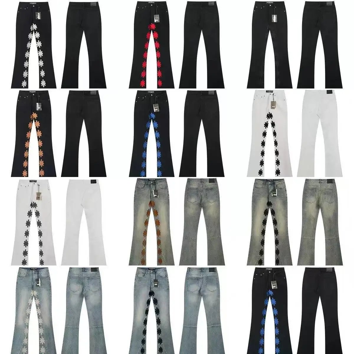 Lost Shadows Embroidered Jeans