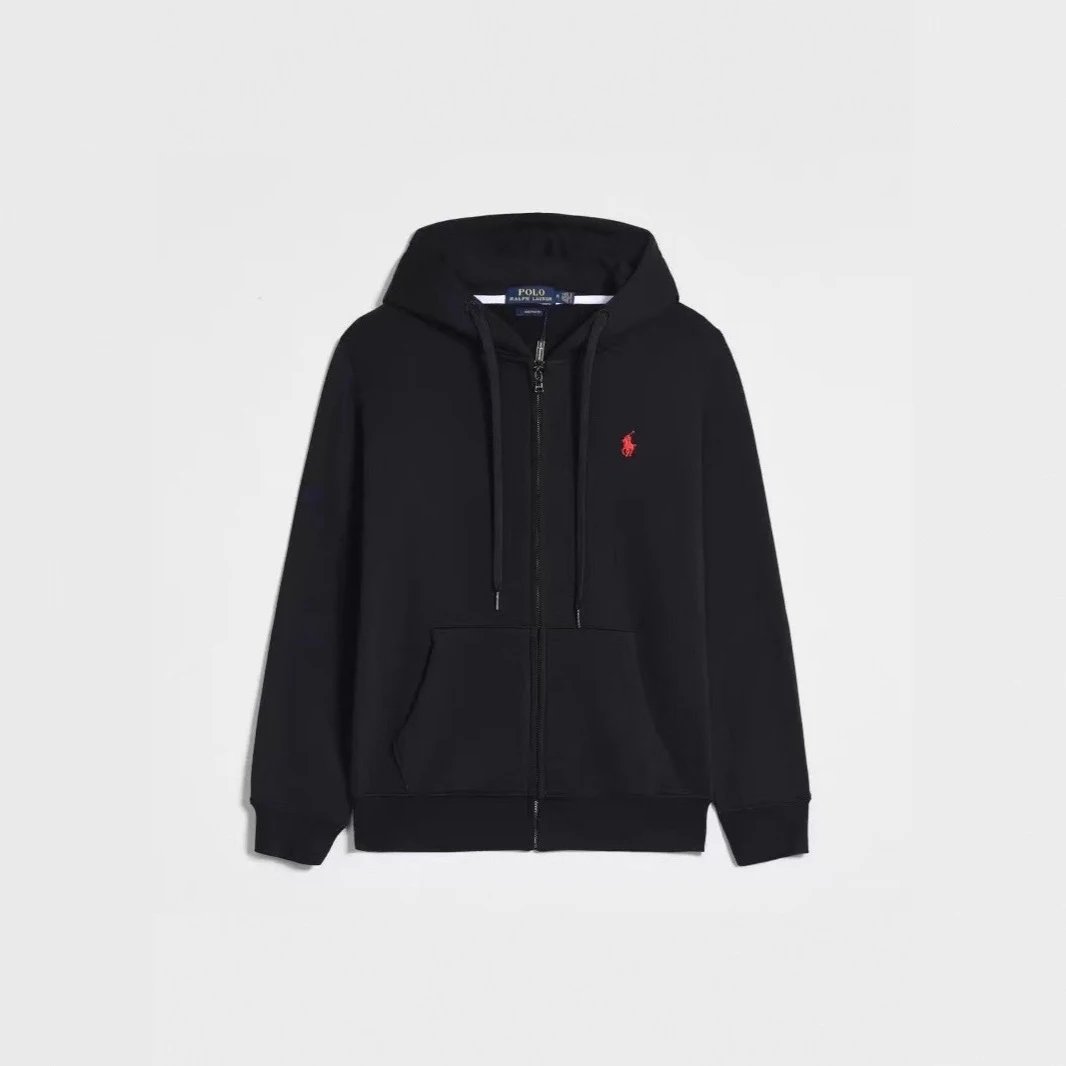 Embroidered Cardigan Hoodie