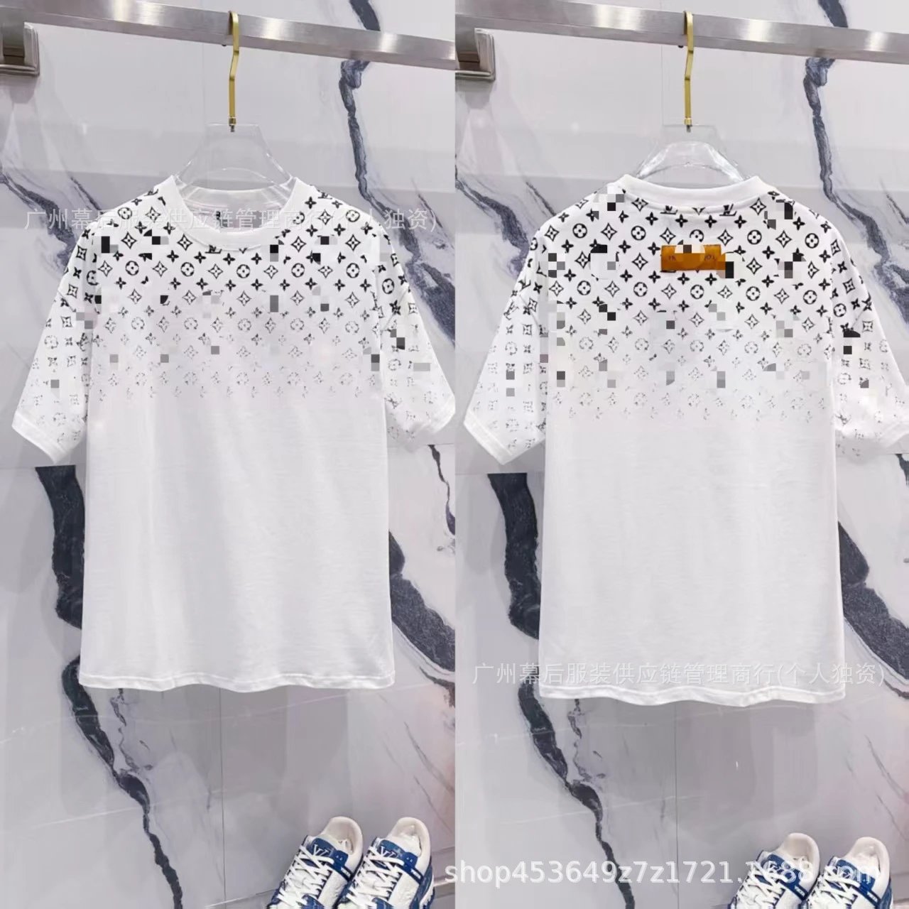 Letter Print Crewneck T-Shirt photo 3