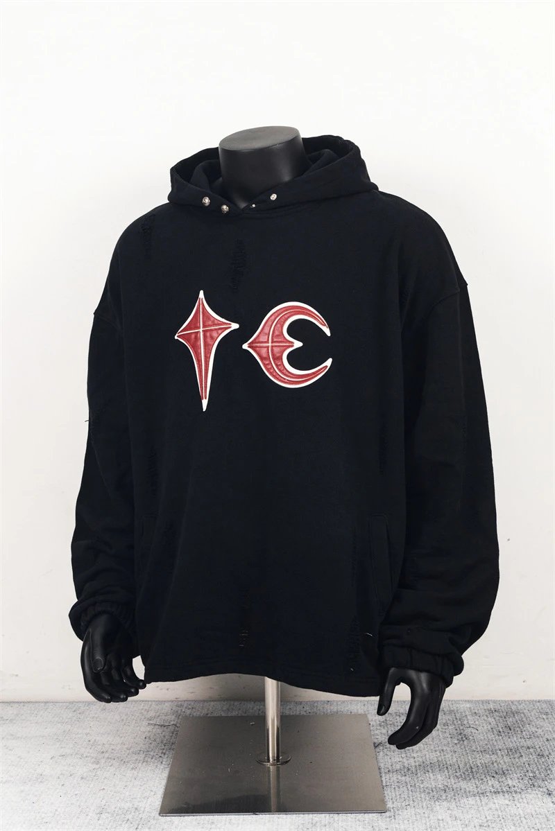 Star and Moon Appliqué Hoodie photo 3