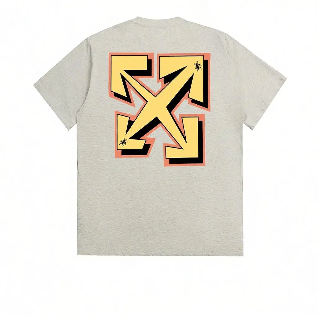 Off-White T-Shirt Black Graphic Print Streetwear