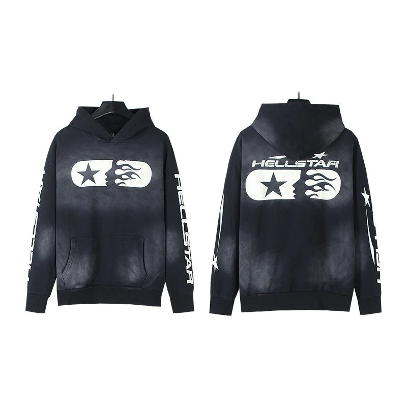 Distressed Hooded Sweatshirt and Pants Set photo 5