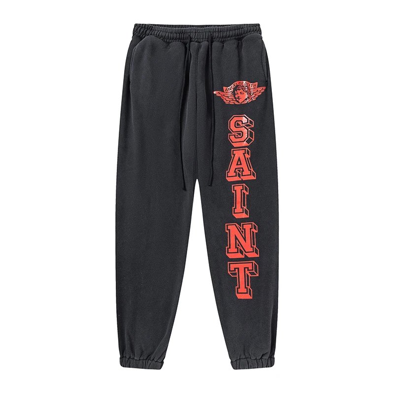 Washed Distressed Sweatshirt and Sweatpants Set photo 4