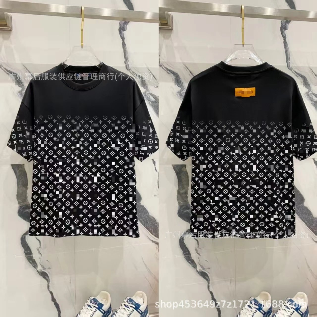 Letter Print Crewneck T-Shirt photo 7