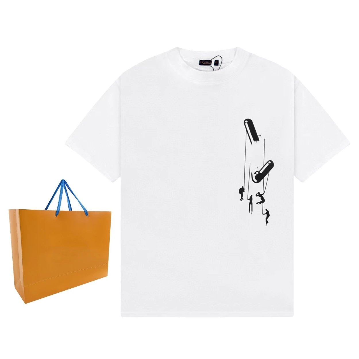 Unbranded T-Shirts Short-Sleeve Graphic Print — L25 white