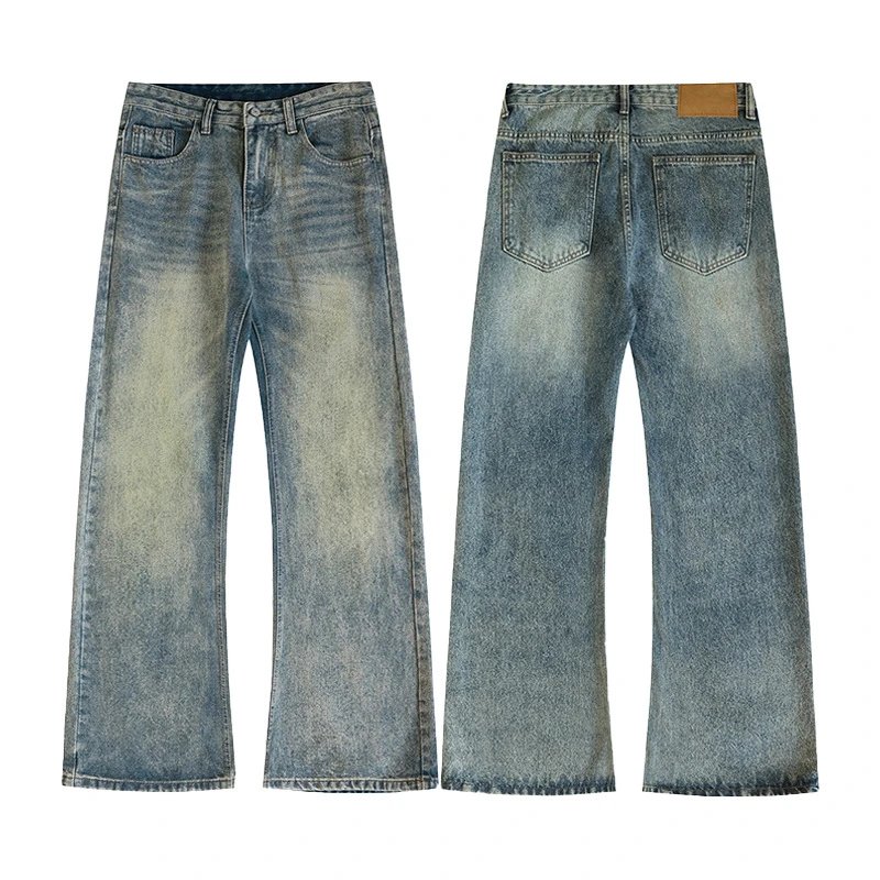 Vintage Wash Flared Jeans photo 4