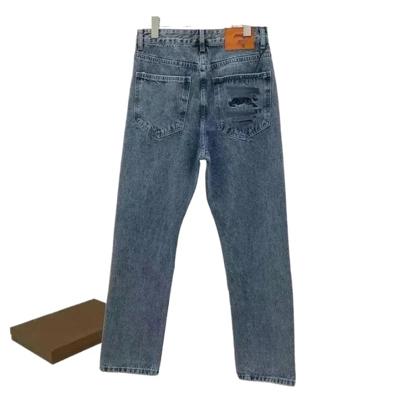 Vintage Distressed Splatter Jeans photo 5