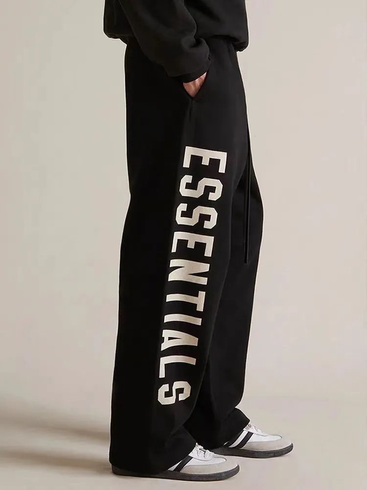 Fleece-Lined Casual Wide-Leg Pants photo 2