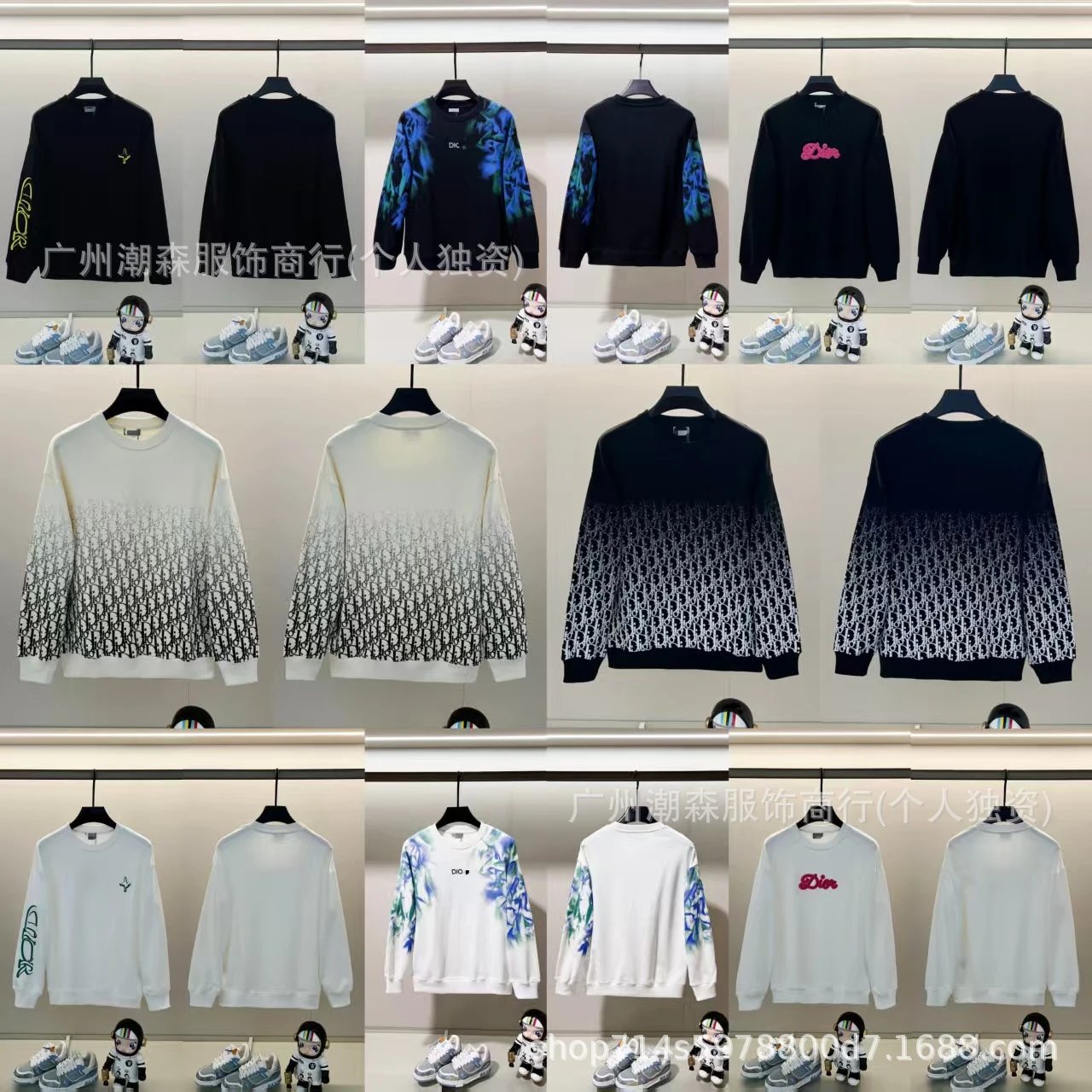 Autumn Winter Crew Neck Long Sleeve Hoodie