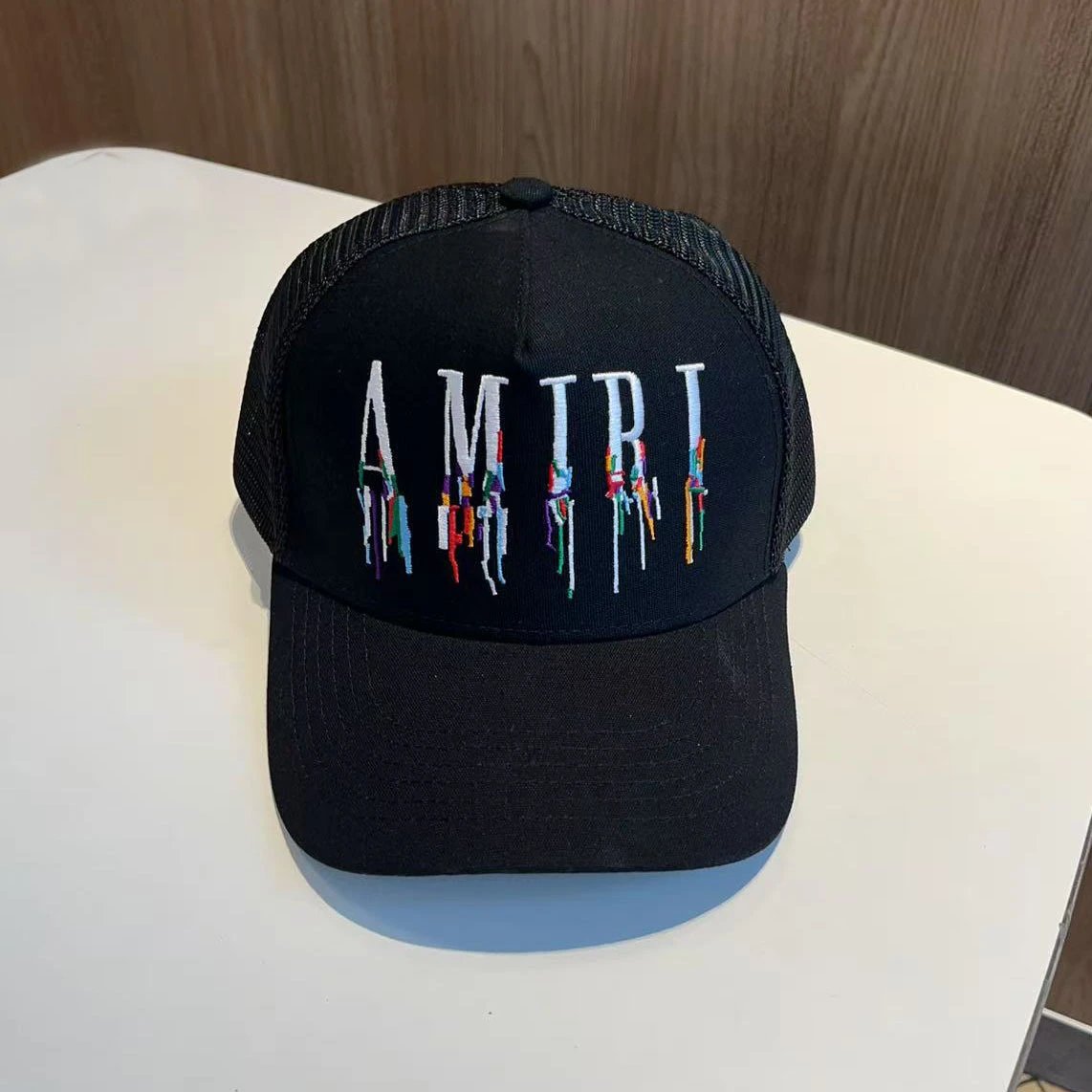 Embroidered Flat Bill Sun Hat photo 5