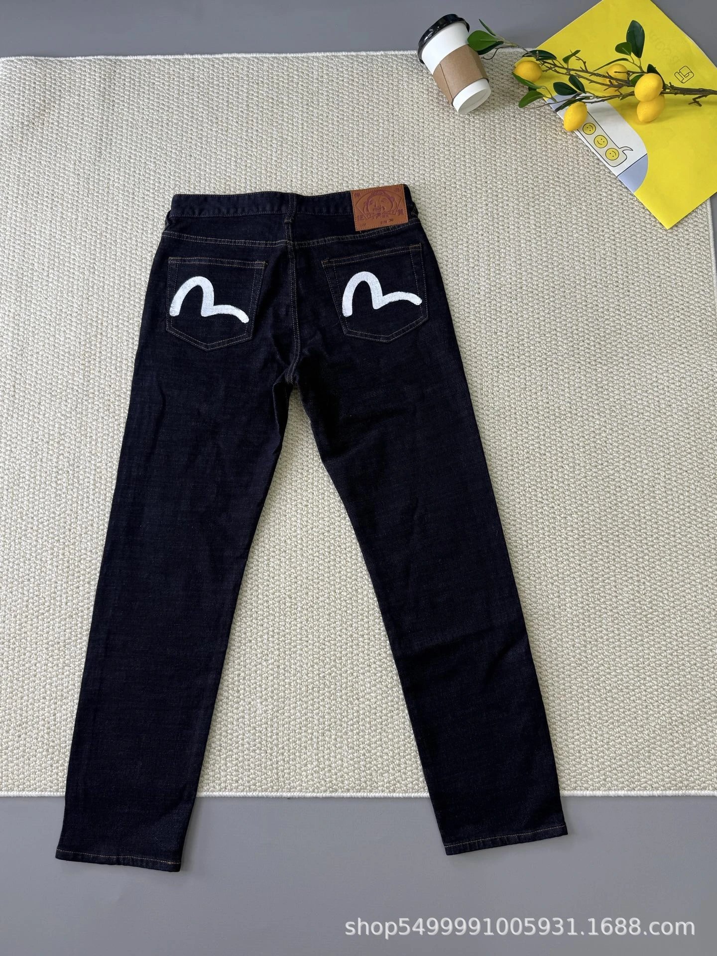Back Pocket Embroidered Jeans photo 7