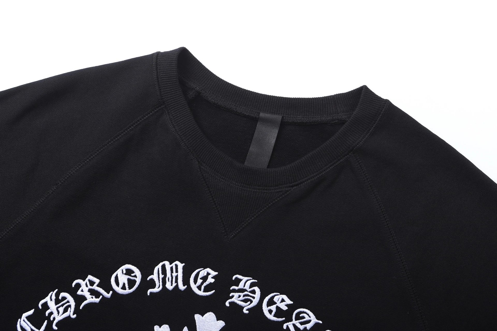 Embroidered Crewneck Hoodie photo 7
