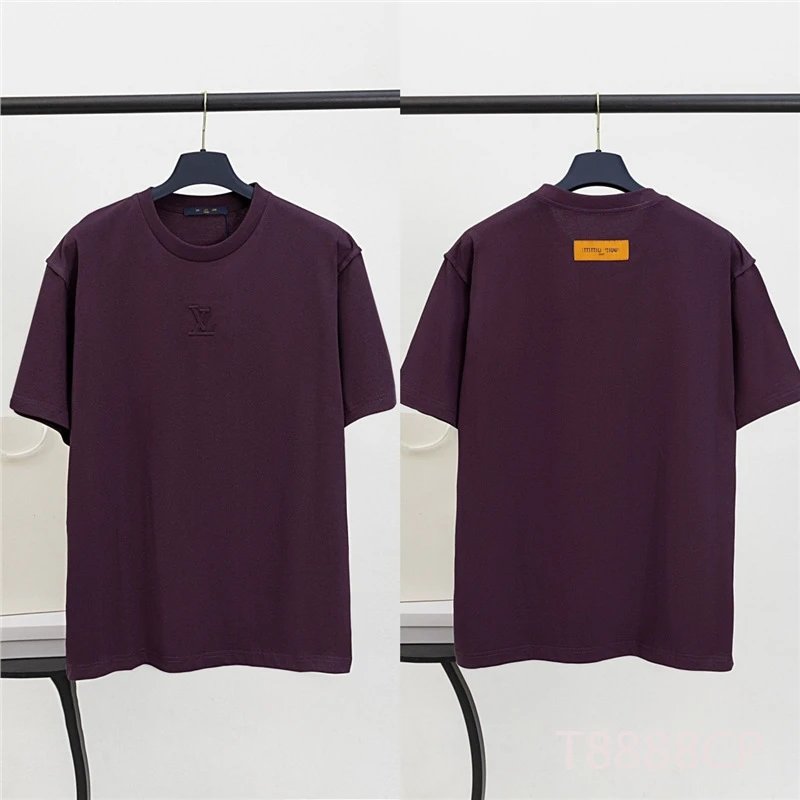 Embroidered Letter Print T-Shirt photo 6