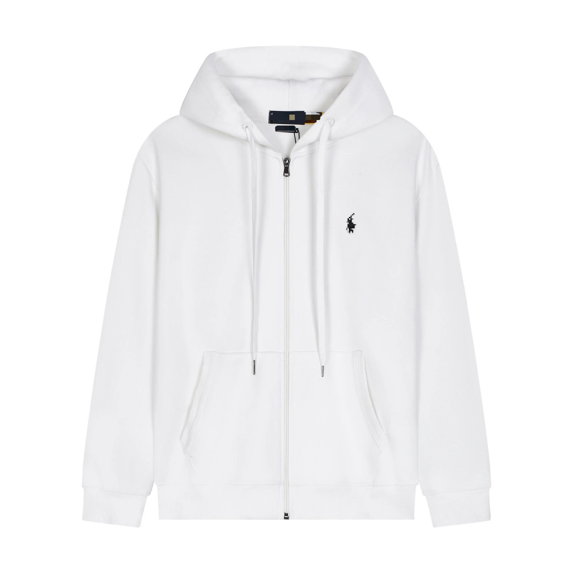 Solid Zip Hooded Cardigan Hoodie photo 6