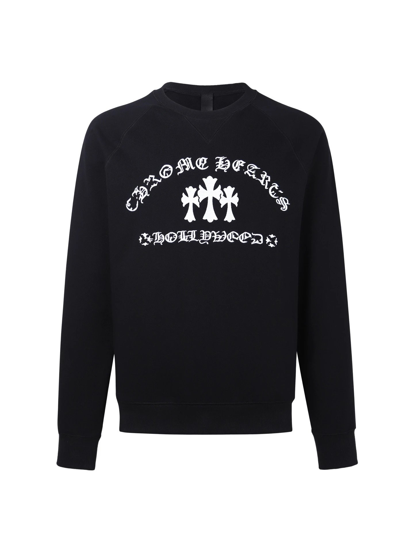 Embroidered Crewneck Hoodie photo 5