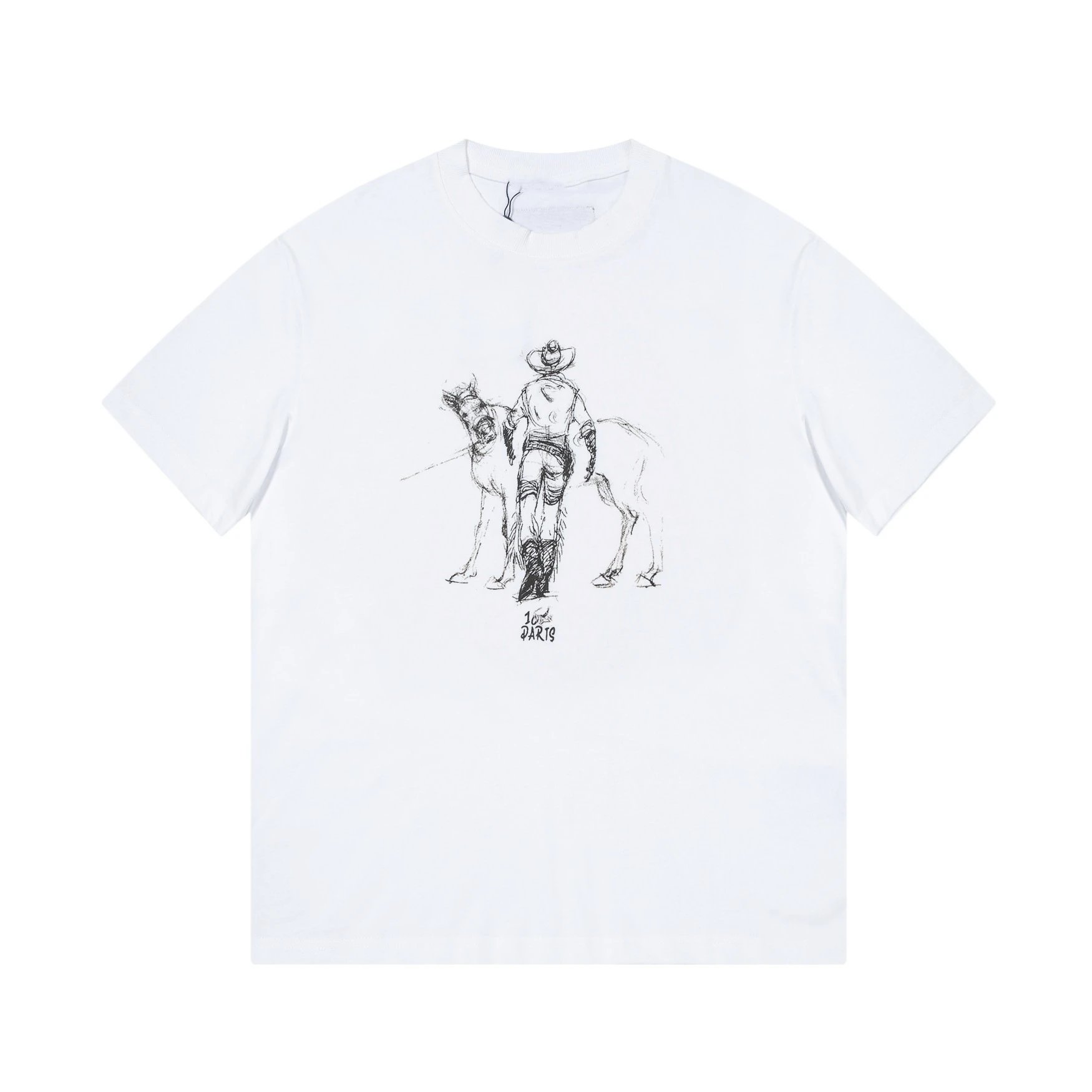 Unbranded T-Shirts Short-Sleeve Graphic Print — L20 white