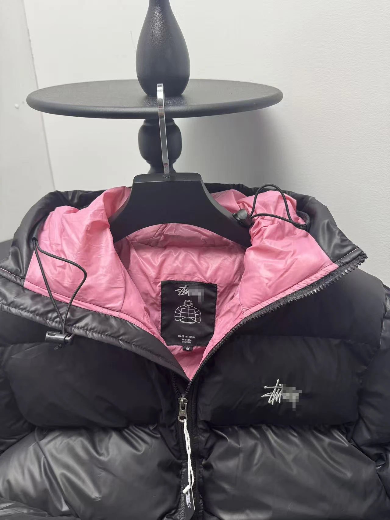 Embroidered Zip Hooded Cotton Parka photo 8