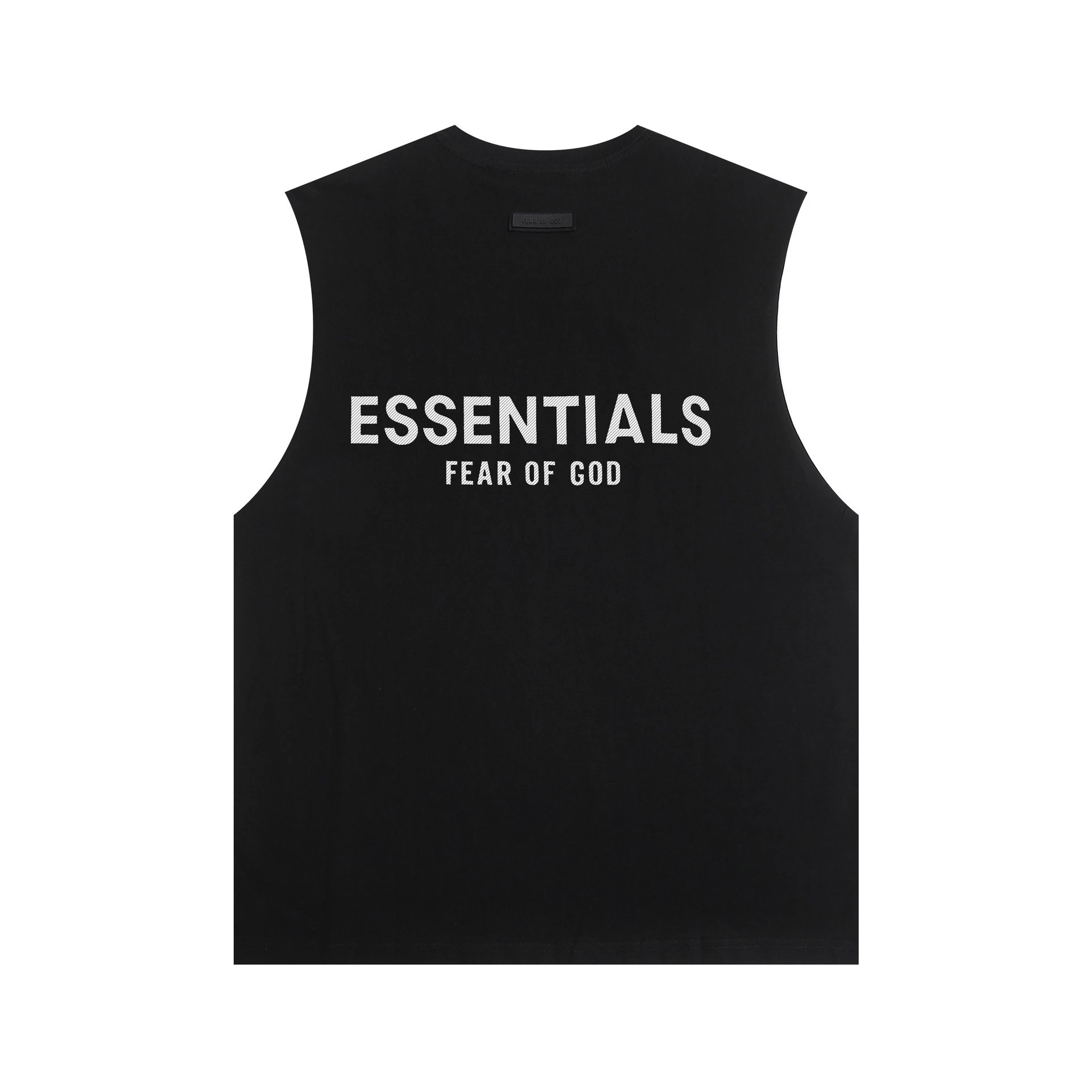 Silicone Velvet Letter Tank Top photo 2