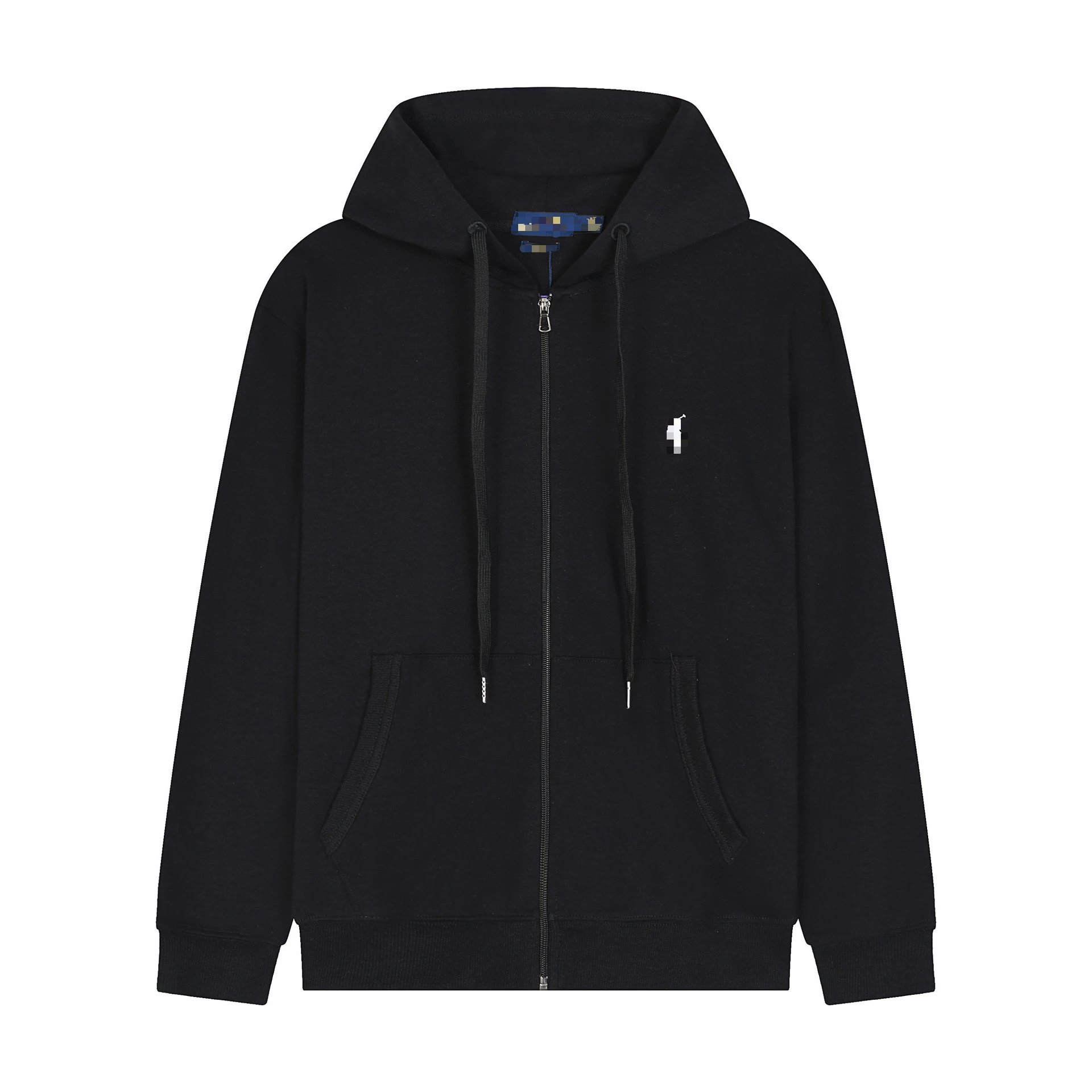 Solid Zip Hooded Cardigan Hoodie photo 2