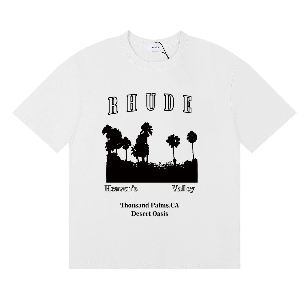 Character Coconut Tree Letter Print T-Shirt photo 4