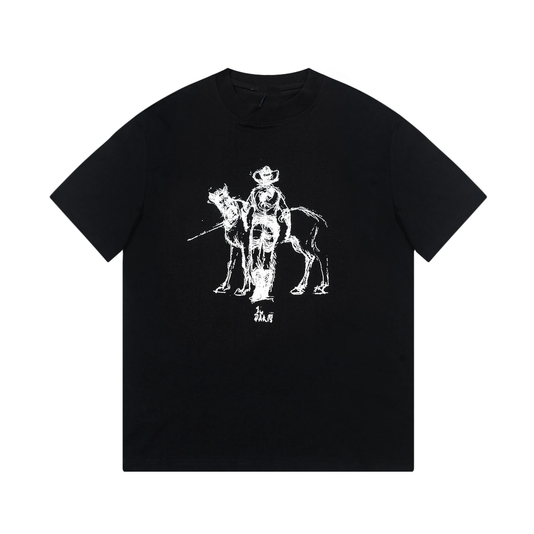 Unbranded T-Shirts Short-Sleeve Graphic Print — L 20 Black