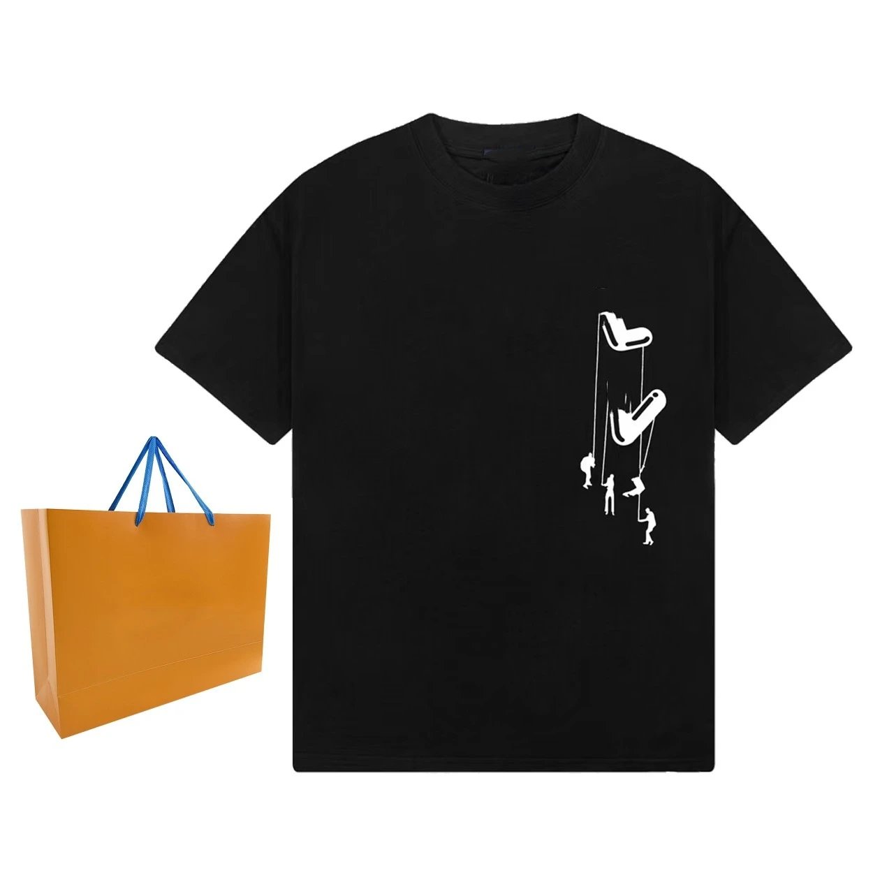 Unbranded T-Shirts Short-Sleeve Graphic Print — L25 black
