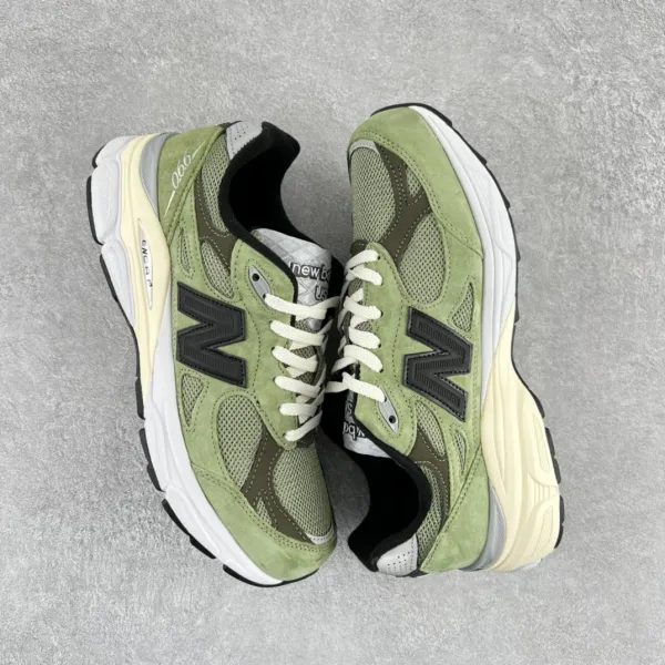 New Balance 990v6 Olive Green Running Shoes - 1