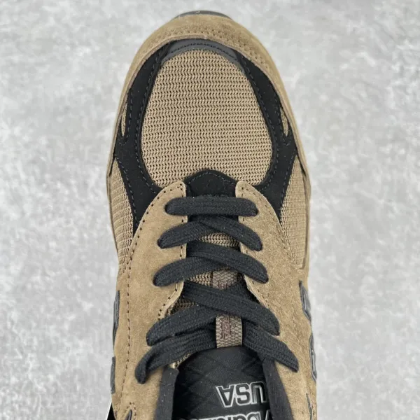 New Balance 990v3 Olive Teal Mesh Sneakers - 12