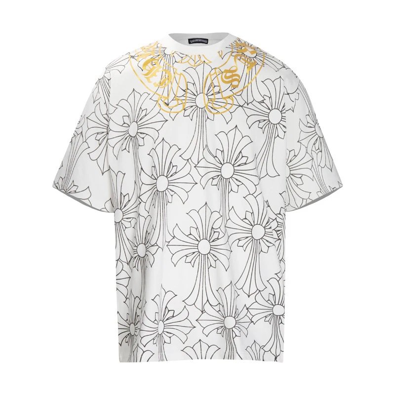 Colorful Cross Print T-Shirt photo 8