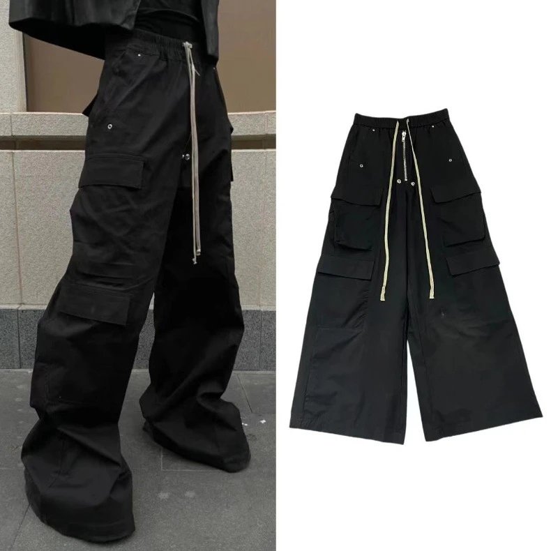 Multi-Pocket Wide Leg Pants photo 4