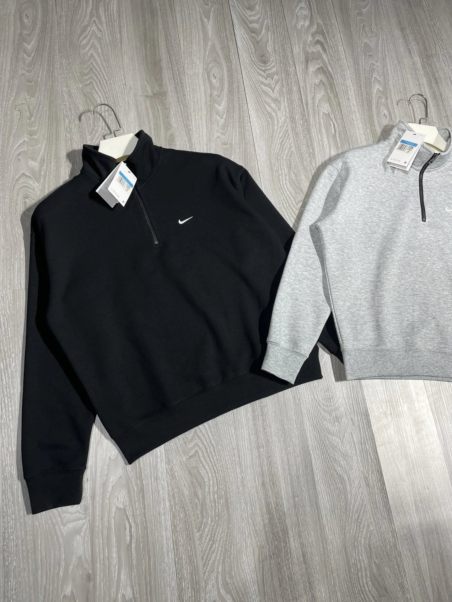 Solid Half Zip Couple Long Sleeve photo 2