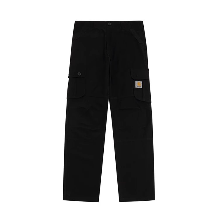 Multi-Pocket Relaxed Casual Straight Pants photo 2