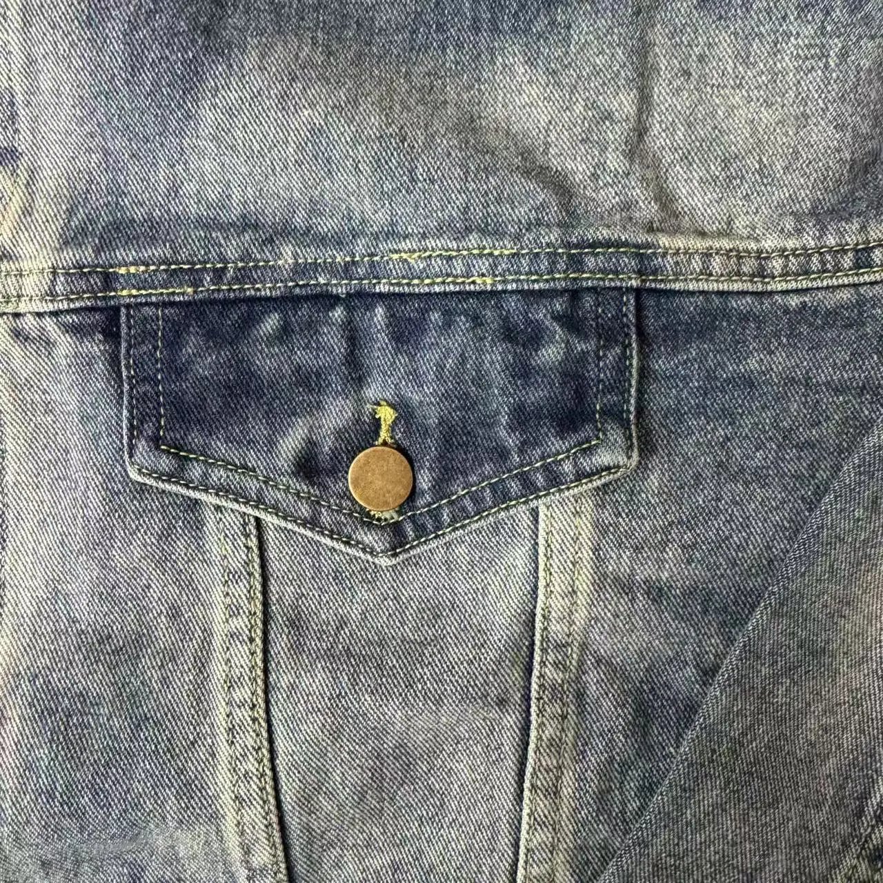 Distressed Denim Jacket photo 5