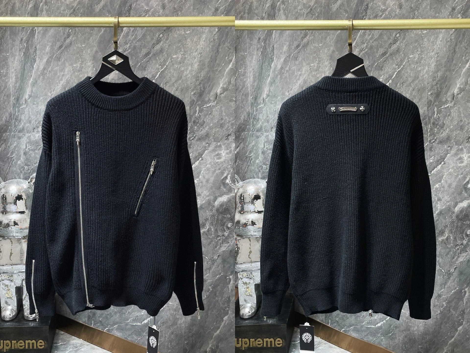 Knit Crew Neck Sweater photo 3