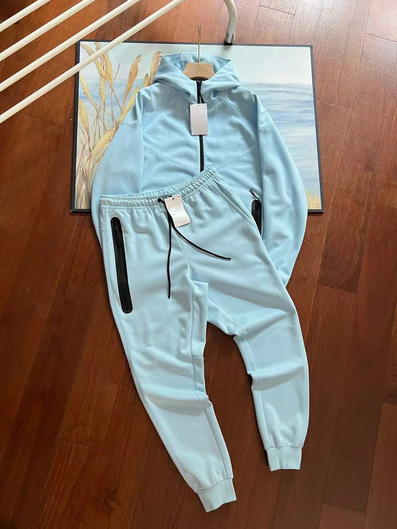 Casual Sport Hooded Jacket & Sweatpants Set photo 6