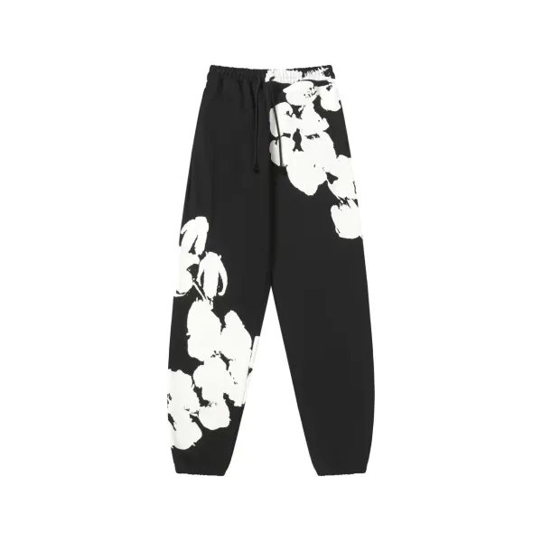 Off-White Cotton Poplin Shorts Black White Abstract Print Shorts - 38