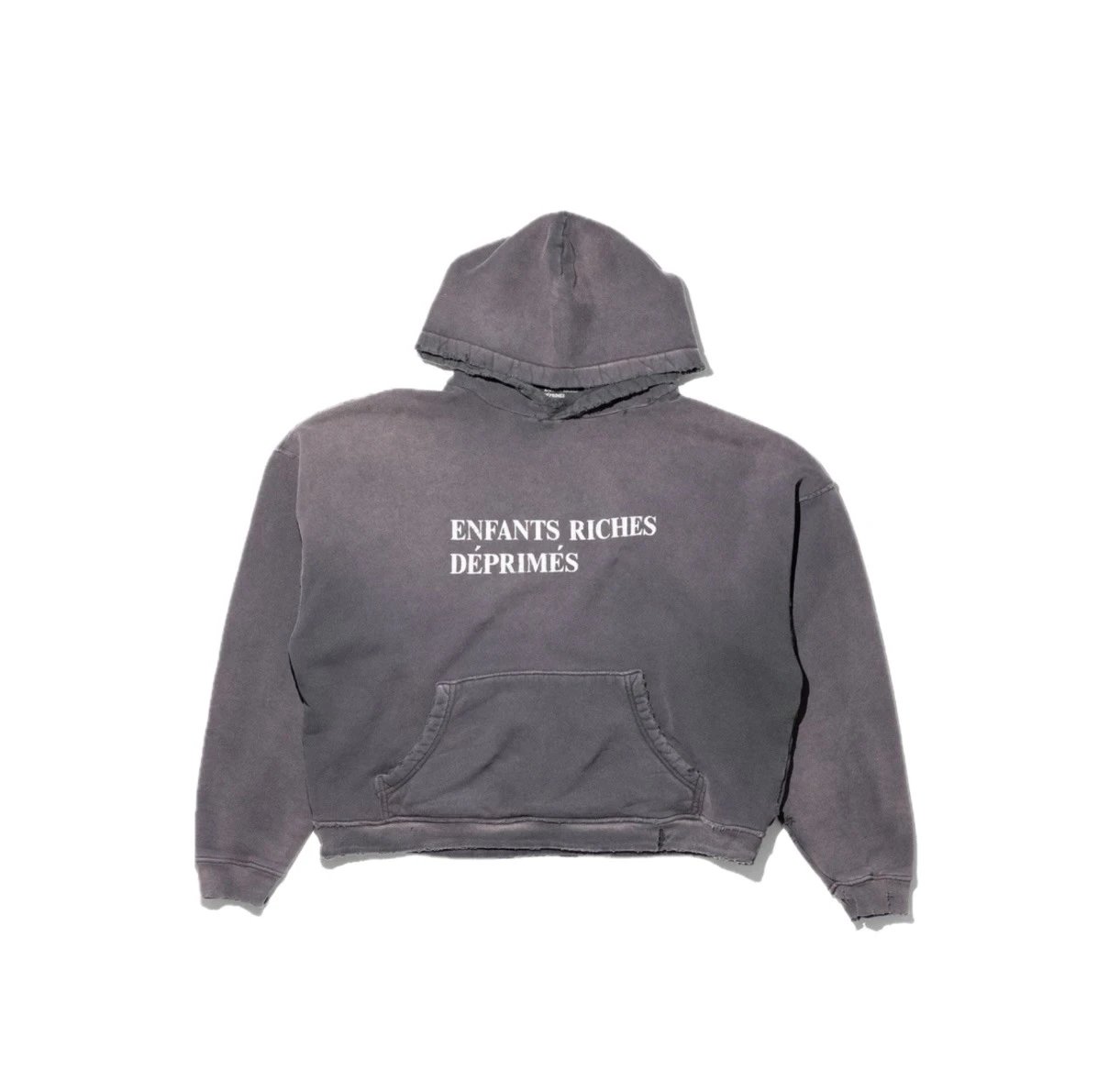 Enfants Riches Déprimés Hoodies & Sweatshirts Distressed Graphic — 3450 gray
