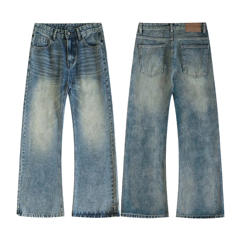 Vintage Wash Flared Jeans photo 6