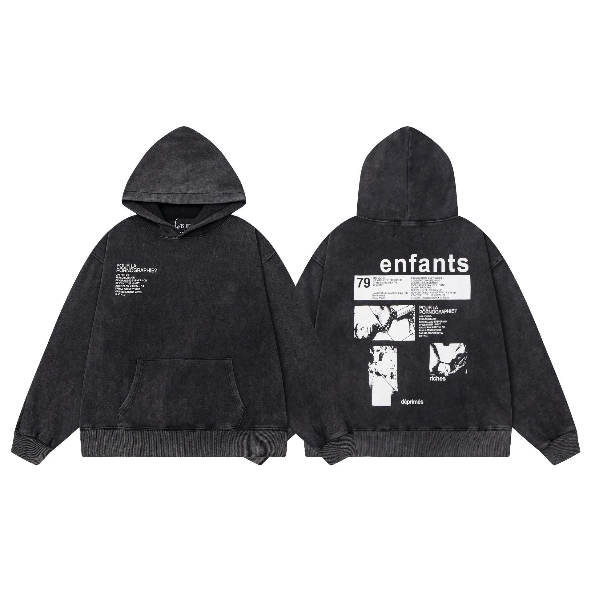 Enfants Riches Déprimés Hoodies & Sweatshirts Distressed Graphic — ER827