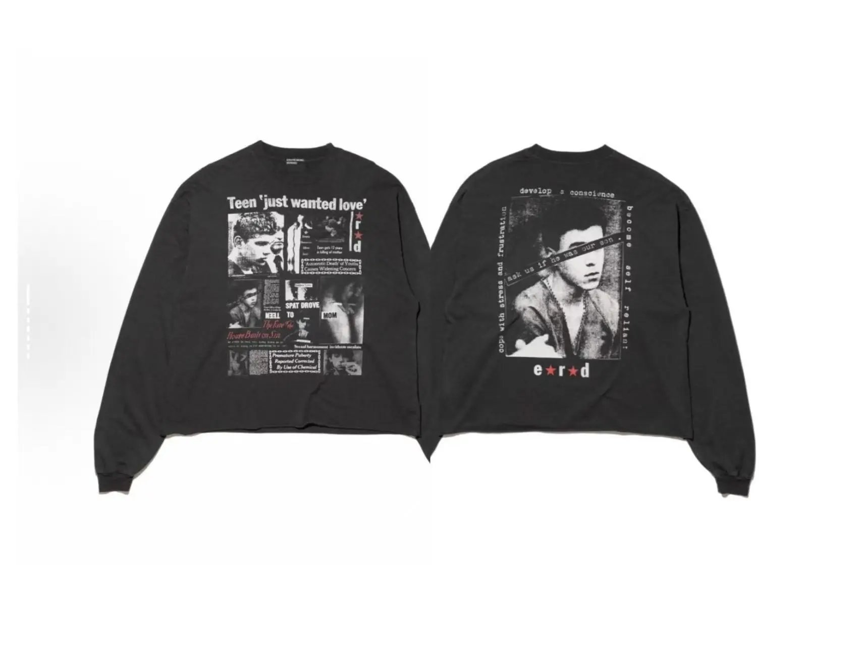 Enfants Riches Déprimés Hoodies & Sweatshirts Distressed Graphic — 3701