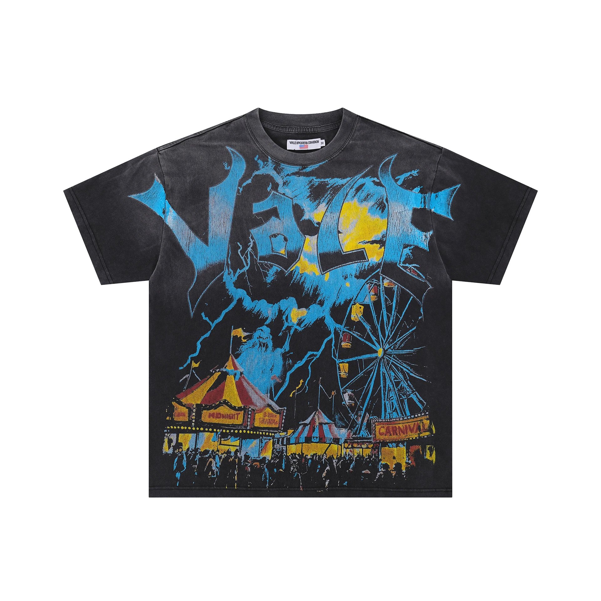 Vintage Character Print Short Sleeve T-Shirt photo 8
