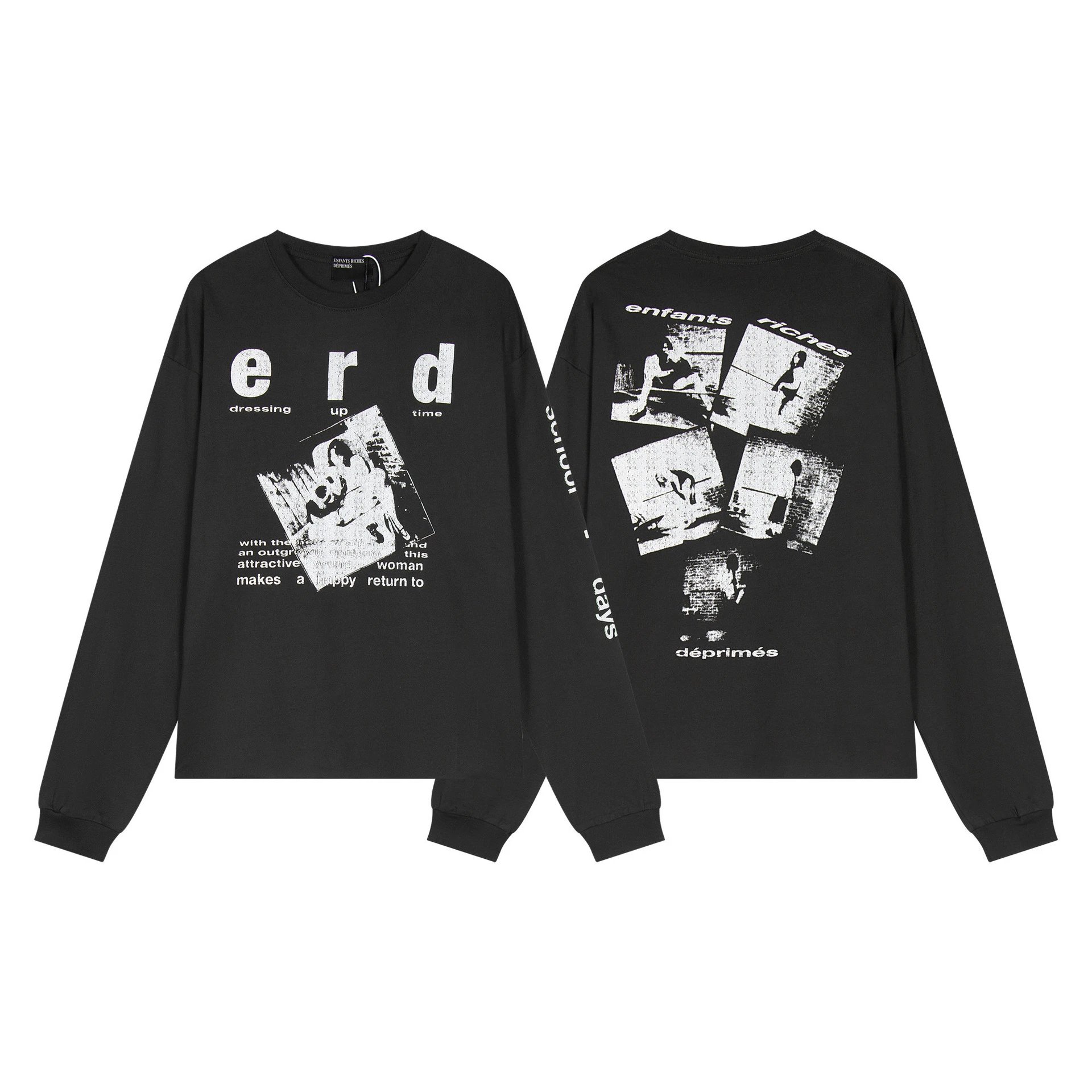 Enfants Riches Déprimés Hoodies & Sweatshirts Distressed Graphic — 8709SJ