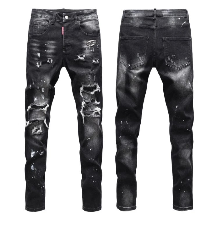 Slim Fit Denim Pants photo 5