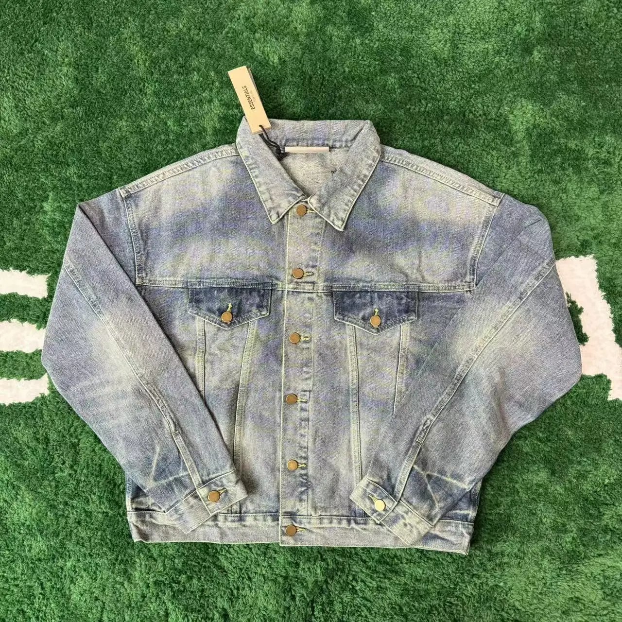 Distressed Denim Jacket photo 3