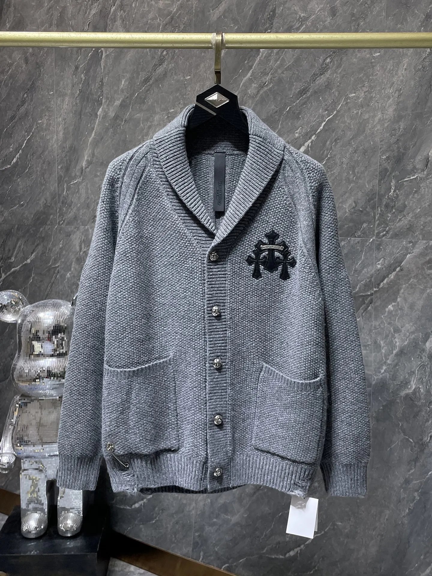 Knit Cardigan Sweater photo 4