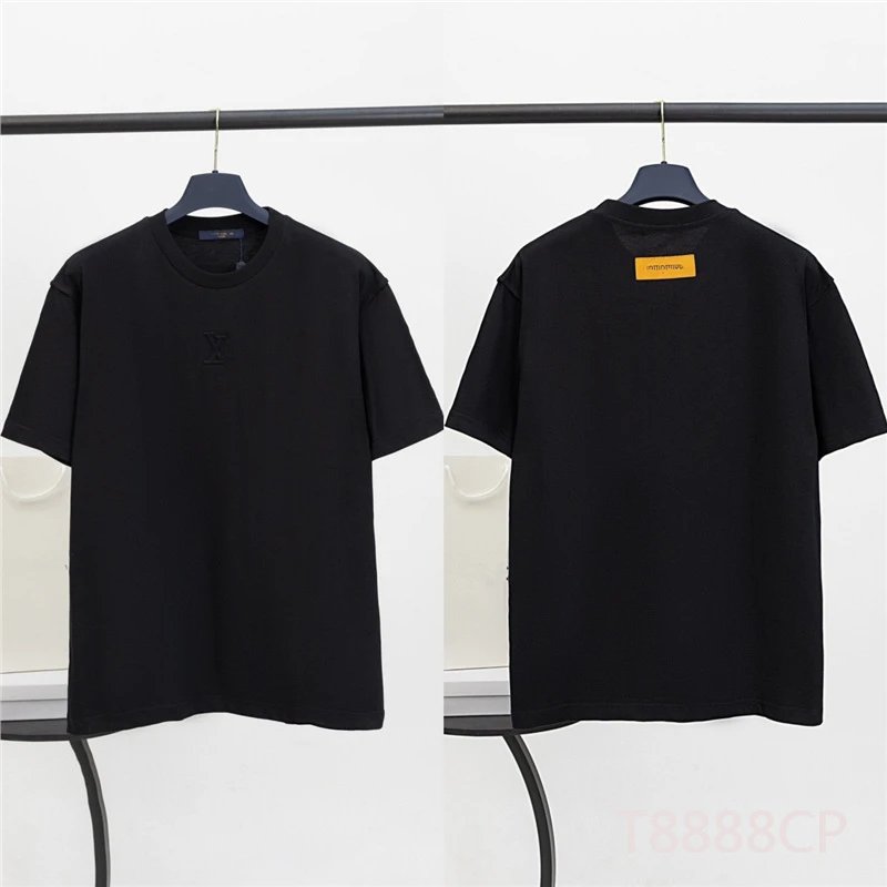 Embroidered Letter Print T-Shirt photo 4