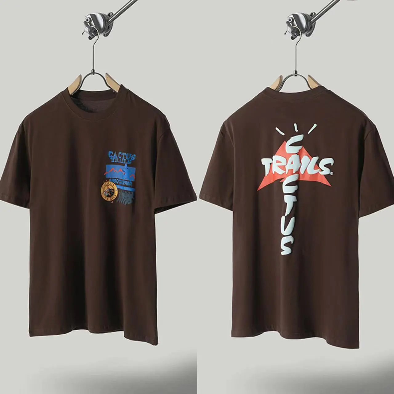 Summer Foam Print Crew Neck Relaxed Short-Sleeved T-Shirt photo 8