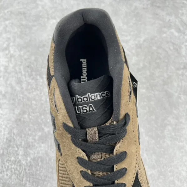 New Balance 990v3 Olive Teal Mesh Sneakers - 13